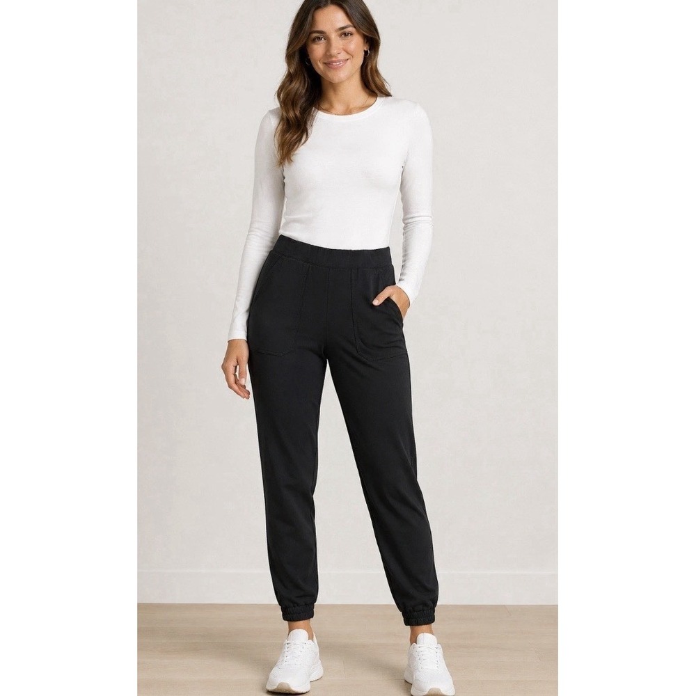 Spanx AirEssentials Jogger Black Womens XS Tapered Active Pants